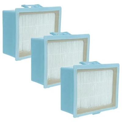 Image of vhbw 3 x Vacuum Cleaner Filter Replacement for Bosch/Siemens GS 20 Cleaners HEPA Blue White