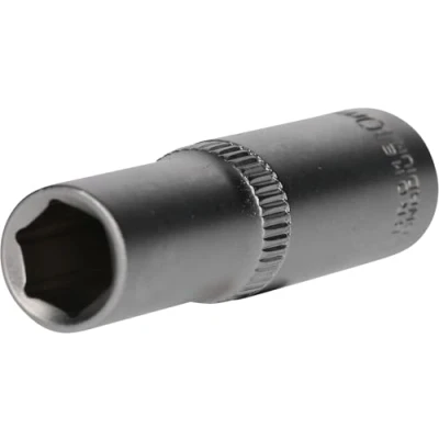 Image of BRILLIANT TOOLS BT021822 3/8 Inch Hexagonal Socket, Long Design, 10 mm [Powered by KS Tools]