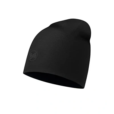 Image of Buff Men Solid Microfiber Polar Hat Black, Adult