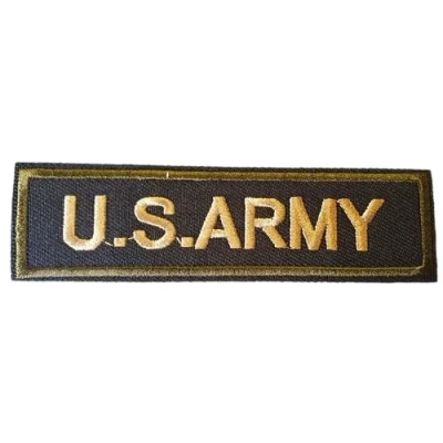 Image of Fat catz copy US Army Military Ranking Iron on Sew Embroidered Badge Applique Motif Patch for Clothes