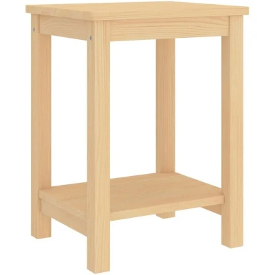 Image of vidaXL Bedside Cabinet Light Wood 35x30x47 cm Solid Pinewood
