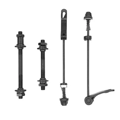 Image of Cycling Quick Releases Set, 2pcs Release Bicycle Hub and Bike Front Rear Axle Hollow Shaft for MTB Road Mountain