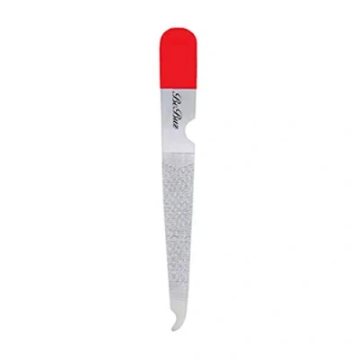 Image of Manicure Pedicure Stylish Stainless Steel Boss Nail Files care fashion hand and foot instrument with Professional quality product for home salon (Red)