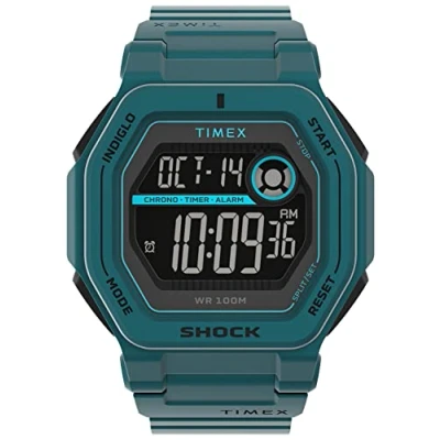 Image of Timex Men&#039;s Digital Quartz Watch with Plastic Strap TW2V59900
