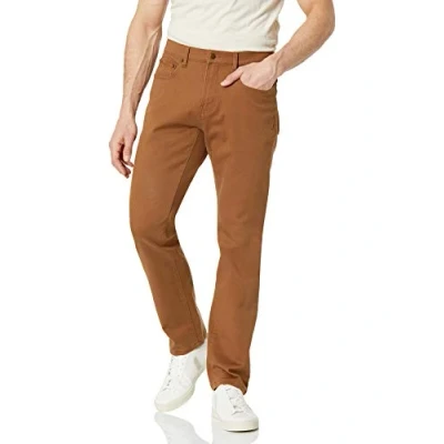 Image of Amazon Essentials Men&#039;s Athletic Fit Stretch Jean, Dark Khaki Brown, 30W / 34L