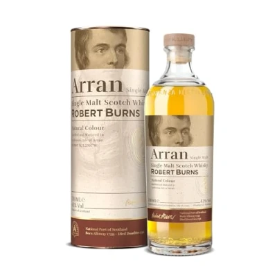Image of Arran Robert Burns Single Malt Whisky 70cl, 43% ABV, Premium Scotch, Isle Of