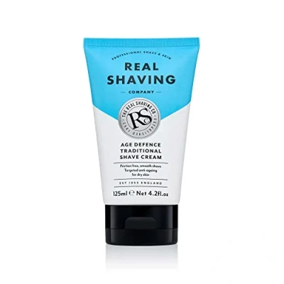 Image of The Real Shaving Company Age Defence Shave Cream 125ml (Pack of 1)