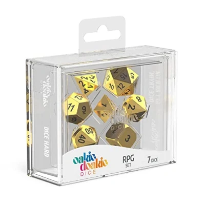 Image of Oakie Doakie Dice RPG Set Metal Aurym (7)