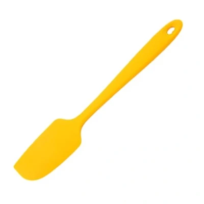 Image of Non Stick Baking Spatula Silicone,Kitchen Food Grade Silicone Spatulas for Cooking Heat Flexible Mini Cream Jar Cooking,Baking and Mixing(Yellow)
