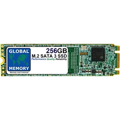 Image of GLOBAL MEMORY 256GB M.2 2280 NGFF SATA 3 SOLID STATE DRIVE (SSD) FOR LAPTOPS/DESKTOP PCs/SERVERS/WORKSTATIONS/MOTHERBOARDS
