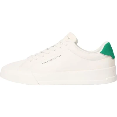 Image of Tommy Hilfiger Trainers, Men&#039;s, Size: 11, Alabaster Leather