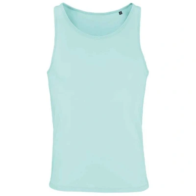 Image of SOLS Unisex Adult Crusader Organic Cotton Tank Top (Arctic Blue) Light Blue Size Medium