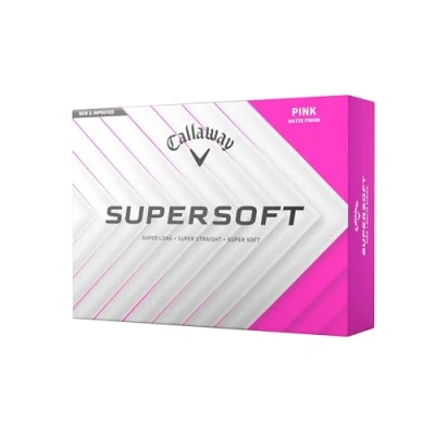 Image of Callaway Golf Supersoft Ball 2025, Pink