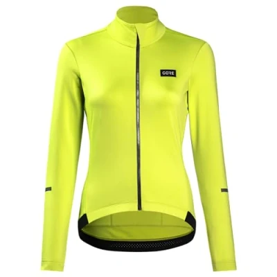 Image of GOREWEAR Progress Thermo Jersey Womens, Neon Yellow, 34