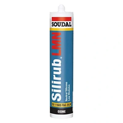 Image of Soudal Silirub LMN Neutral Silicone 300ml RAL7016 Anthracite Grey