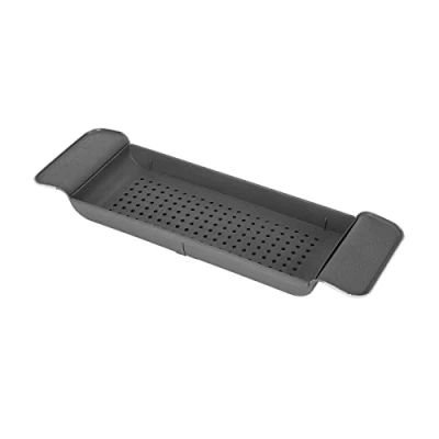 Image of Rust Free Over Bath Tub Expanding Rack Shower Caddy BathTub Organiser Tray Bridge Expandable
