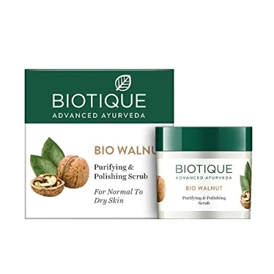 Image of Biotique Walnut Purifying and Polishing Scrub for Normal to Dry Skin