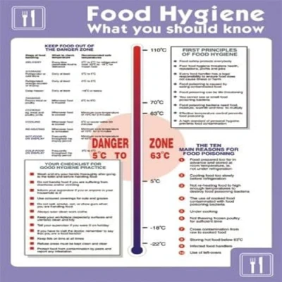Image of Seco Food Hygiene What You Should Know Poster, A2 (420mm x 594mm) Self Adhesive Vinyl