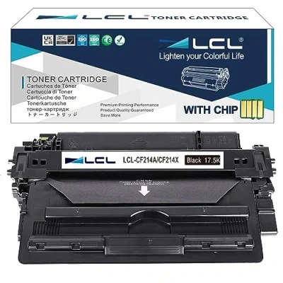 Image of LCL Compatible Toner Cartridge 14A 14X CF214A CF214X 17500 pages (1 Black) Replacement for HP LaserJet Enterprise 700 M712dn M712xh M725 M712n M725dn M725f M725z