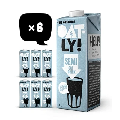 Image of Oatly Semi Oat Drink 1 Litre (Pack of 6)