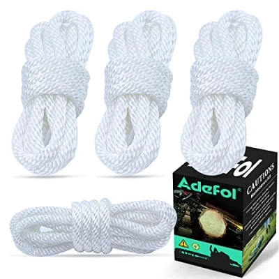 Image of Adefol Recoil Starter Rope 4.8 Meter Pull Cord for Honda GX160 GX200 GX100 GX120 5.5HP 6.5HP Lawn Mower Chainsaw Trimmer Edger Brush Cutter Engine Parts