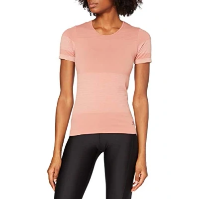 Image of SALOMON Elevate Move&#039;on tee W T Shirt, Women, womens, LC1378300, Brick Dust, S