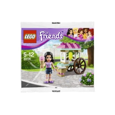 Image of LEGO Friends ice cream stand with Emma 30106