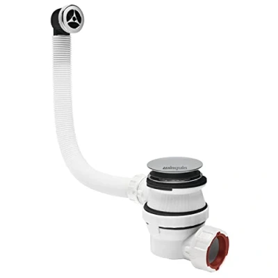 Image of Wirquin 30721533 Complete Set for Washbasin XS Pure Quick Clack with Overflow Chrome Plated