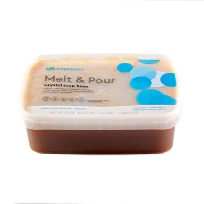 Image of Melt and Pour Soap Base African Black SLS &amp; SLES Free 1Kg