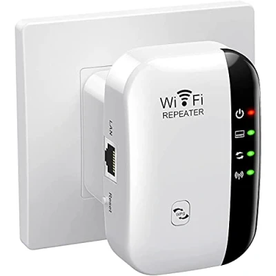 Image of 2024 Newest WiFi Extender, Booster, Repeater, Covers Up to 3000 Sq.ft and 45 Devices, Internet Booster with Ethernet Port, Quick Setup, Home Wireless Signal UK plug, White2