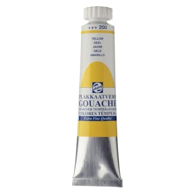 Image of Royal Talens C080 42002 Gouache Opaque Watercolor 20ml Yellow