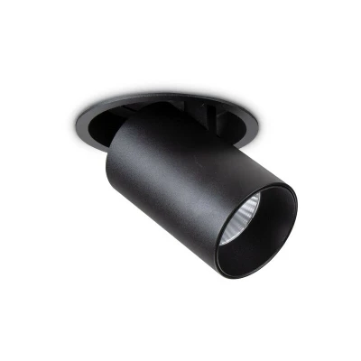 Image of Nova Round Recessed Downlight Black, 4000K, 12W