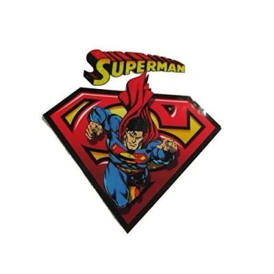 Image of Fat catz copy D.C Comics Superman smooth style iron on heat transfer clothes patch