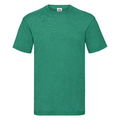 Image of Fruit of the Loom Valueweight T Shirt S M L XL XXL XXXL, Retro Heather Green,
