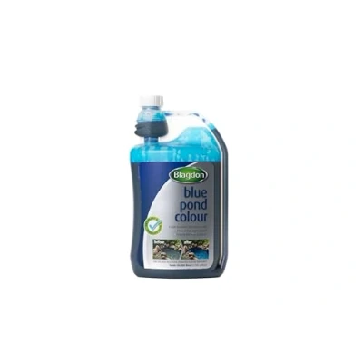 Image of Blagdon Blue Pond Water Colour, Reduces Algae Growth, Helps Protect Fish from Predators, 1,000ml, treats 124,000 litres
