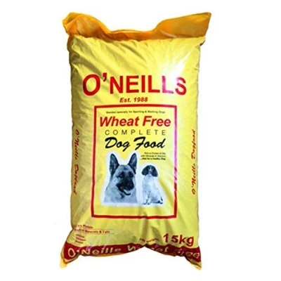 Image of O&#039;Neills Premium Wheat Free Mix for Sporting and Working Dogs. Complete Dry Dog Food 15kg
