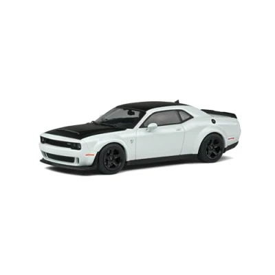 Image of solido MODELLINO IN SCALA COMPATIBILE CON DODGE CHALLENGER DEMON 2018 WHITE 1:43 SL4310303