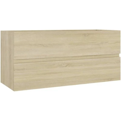Image of vidaXL Sink Cabinet Sonoma Oak 100x38.5x45 cm Engineered Wood