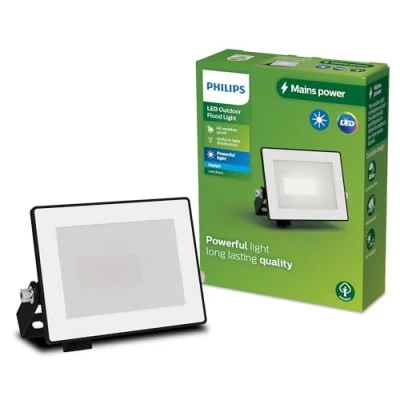 Image of PHILIPS Lois Outdoor Floodlight, 10 W, 5000 K, Black​