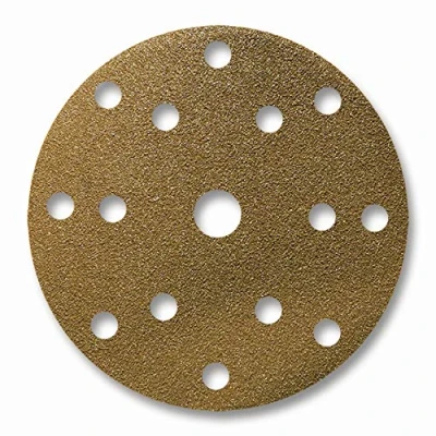 Image of 150mm 15 hole SIA Aluminium oxide hook and loop back sanding discs. Price per 50 (P120)