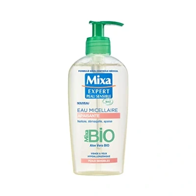 Image of MIXA Eau démaquillante BIO Aloe vera et Glycérine Pompe 200ml