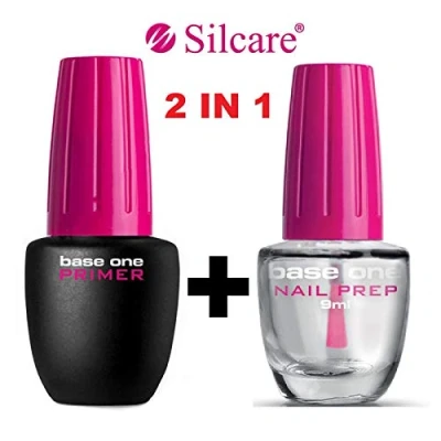 Image of Silcare Base One Nail Prep Primer UV LED Gel Nails 9ml (Two In One) by eKart