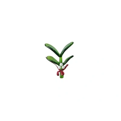Image of CGB Giftware Artisan Glass Mistletoe Keepsake Collectable Gift Box Ornament GB07871