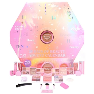 Image of Sunkissed 25 Days of Beauty Advent Calendar 2024 Pieces
