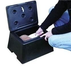 Image of Black Winter Mini Grit Bin With Scoop 383371