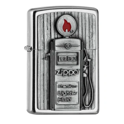Image of Zippo Lighter, Brass, Design, 5,83,81,2
