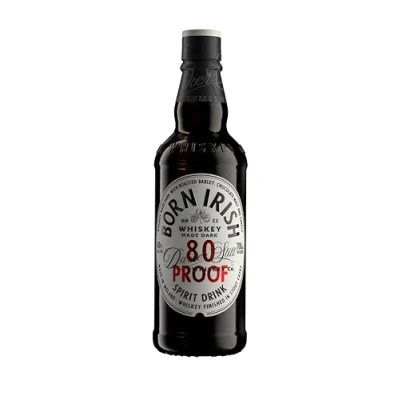 Image of Born Irish Whiskey Made Dark Stout Cask Finished Triple Distilled Malt Infusions 40% ABV 70 cl