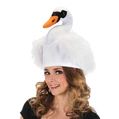 Image of Elope Swan Plush Hat Standard