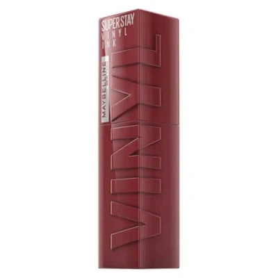 Image of Maybelline New York Lip Colour, Smudge free, Long Lasting up to 16h, Liquid Lipstick, Shine Finish, SuperStay Vinyl Ink, 40 Witty