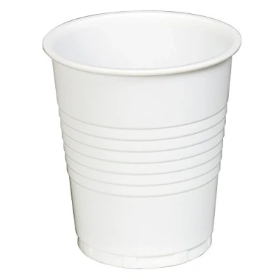 Image of CPD Plastic Vending Cups Tall White (7oz) Pack of 2000